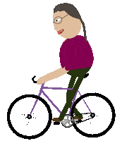 Bike Gif Artist Sticker