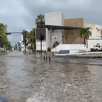 Hurricane Pamela Leaves Behind Flooding in Mazatlan, Mexico