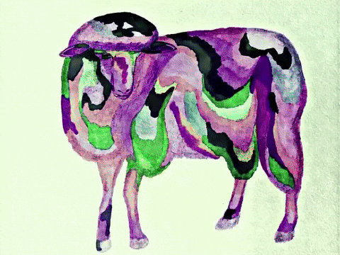 Little Lamb Sheep GIF by The LSD Hotel