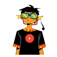 Sunglasses Listen Sticker by YouTube