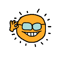 Circumflex meme smile sun glasses Sticker