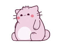 Cat Love Sticker by Pembe