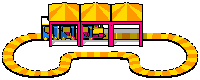 Roller Coaster Samba Sticker by Moreno's Park