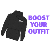 Logo Hoodie Sticker by Mr Boost