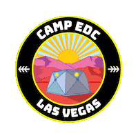 edc las vegas camp Sticker by Insomniac Events