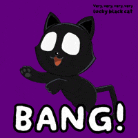 Glow Black Cat GIF by VeeFriends