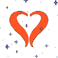 Orangeheart Rotatingheart Sticker by Jacob's Pillow Dance Festival