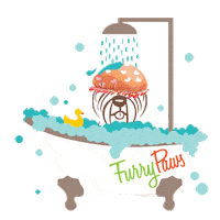 Petshop Dog Grooming Sticker by Furry Paws