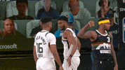 Nba Playoffs Hug GIF by NBA