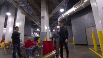 stephen curry arrival GIF by NBA