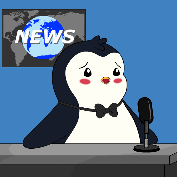 Stressing Breaking News GIF by Pudgy Penguins