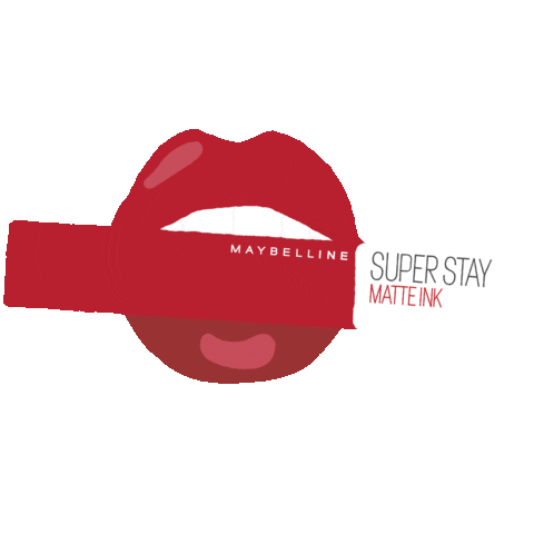 maybellinesapmena giphyupload beauty makeup lips Sticker