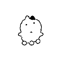 neujeok 고양이 달리기 냥이 느적 Sticker