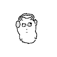 neujeok 음악 눈멍이 느적 리듬 Sticker