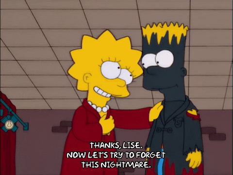 happy bart simpson GIF