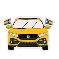 Rainbow Love Sticker by Honda