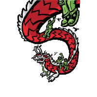 Flying San Francisco Sticker by Padre Mu