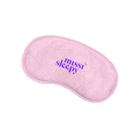 Missisleepy ms sleepingmask atnight missisleepy Sticker
