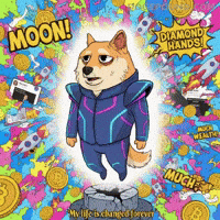 Floating To The Moon GIF by Doge Pound