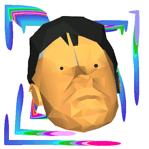 Art Face Sticker by badblueprints