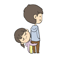 Couple Kiss Sticker