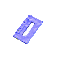Cassette Sticker by Multicolore