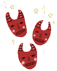 Stars Devil Sticker