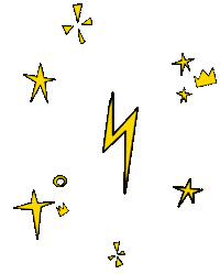 Pixie Dust Stars Sticker by Brady
