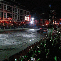 Kyle Larson Burnout GIF by NASCAR