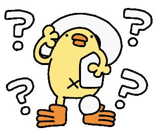 Bird わからない Sticker by ぴょろりんちょ（ひよこ人間ぴよ）