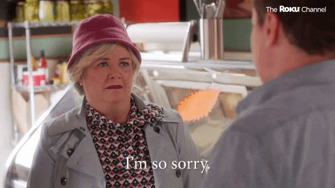 Sorry Paula Pell GIF by The Roku Channel