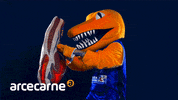 FernandoArcecarne comida basket dino baloncesto GIF