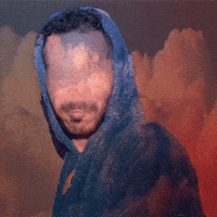 SunnyDayAhead profile picture no face clouds aesthetic vhs loop GIF