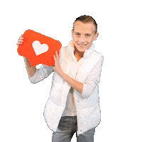 ErnestMusic happy music heart hart Sticker