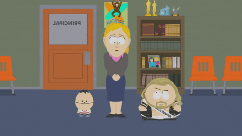 hall monitor talking GIF by South Park 