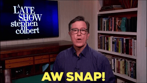 Stephen Colbert Snap GIF by The Late Show With Stephen Colbert