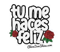 Te Amo Feliz Sticker by ChicaSunshineShop