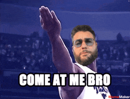 Come At Me Bro GIF by MemeMaker