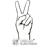Indianbluejeans girls peace indian boys Sticker