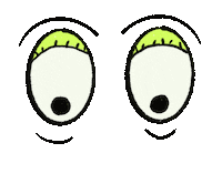 Animation Looking Sticker