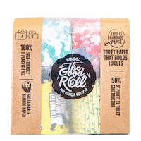 Toilet Paper Bamboo Sticker by The Good Roll