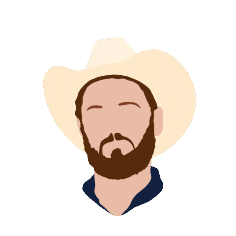 illustratingiris netflix design queer beard Sticker