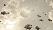 Flying Avatar The Last Airbender GIF by NETFLIX