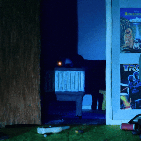 Looking Red Eyes GIF by GUNSHIP