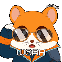 No Way Wow Sticker by Hamieverse