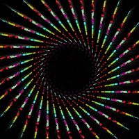rainbow mesmerizing GIF