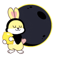 Bunny Rabbit Sticker by samlip