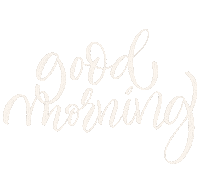 Good Morning Coffee Sticker