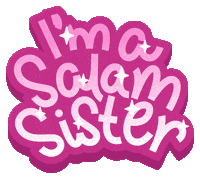 stars glitter Sticker by Salam Sisters