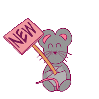 Flowbeast new new post mouse dailysmile comics Sticker